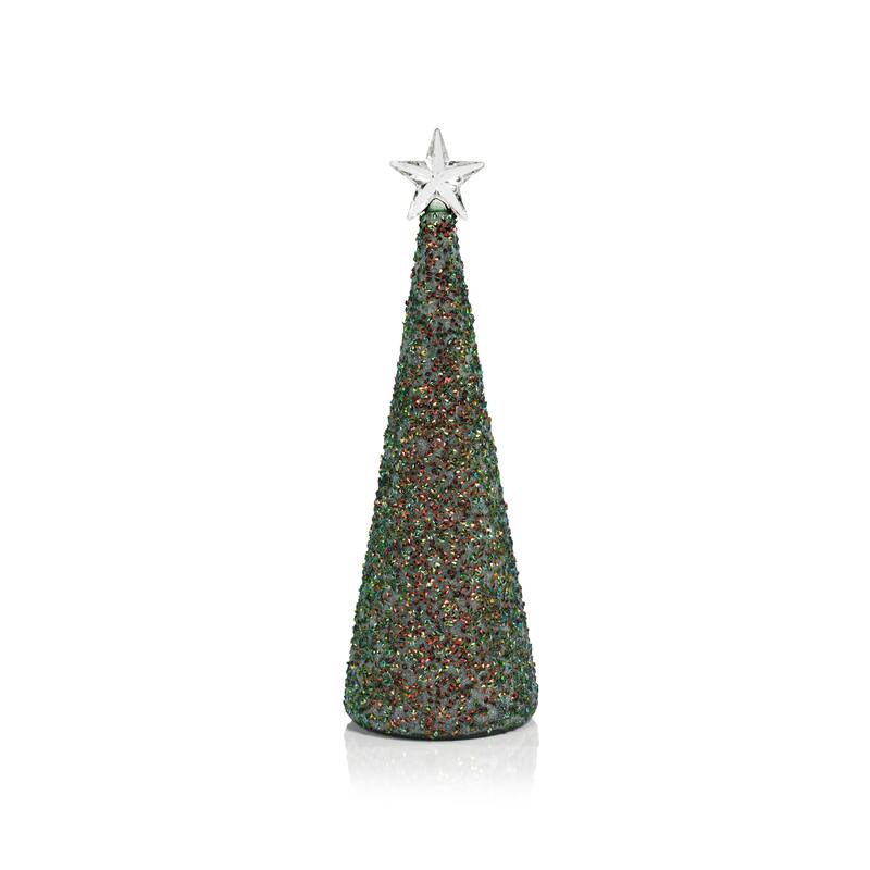 Twinkle LED Deco Christmas Trees, Set of 2