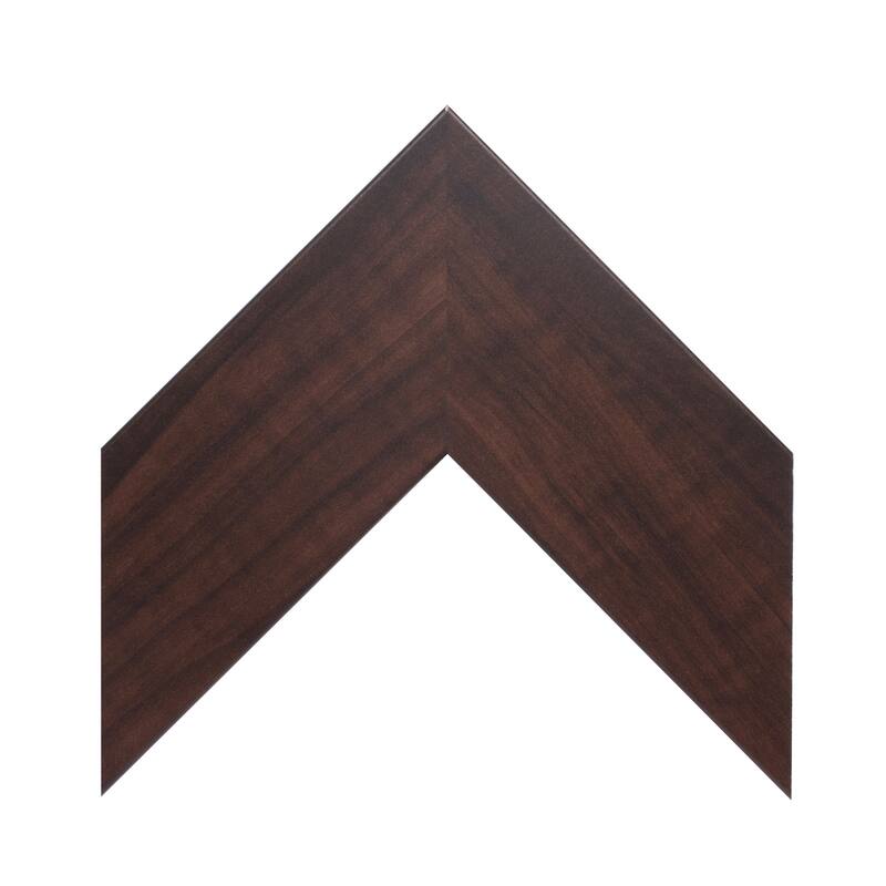 Frame My Mirror Walnut Framed Vanity Mirror, Pendleton Design