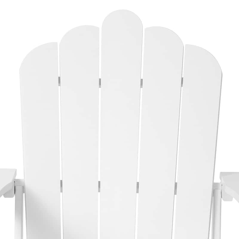 Aderson Outdoor Poly Adirondack Chair with Side Table
