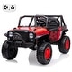 preview thumbnail 8 of 26, 24V 2-Seater Kids Ride On Truck Car with Remote Control Red