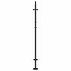 preview thumbnail 37 of 53, vidaXL Garden Gate Black 39.4x49.2" Steel Trace Design