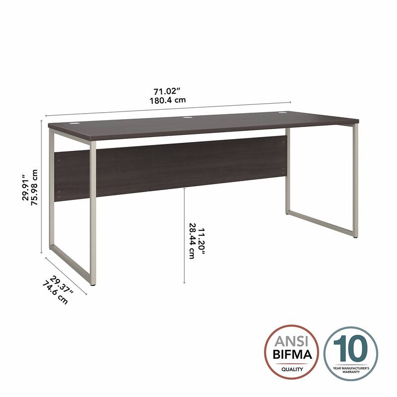 Hybrid 72W x 30D Computer Table Desk by Bush Business Furniture