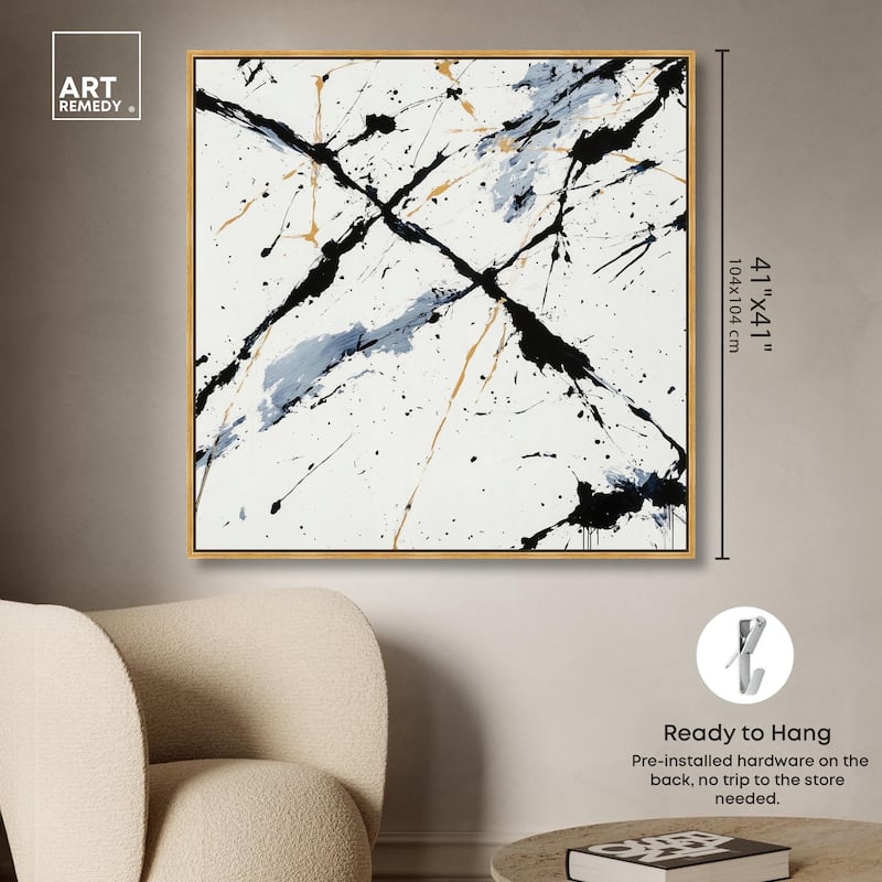 Splintered Impact II Canvas by Art Remedy