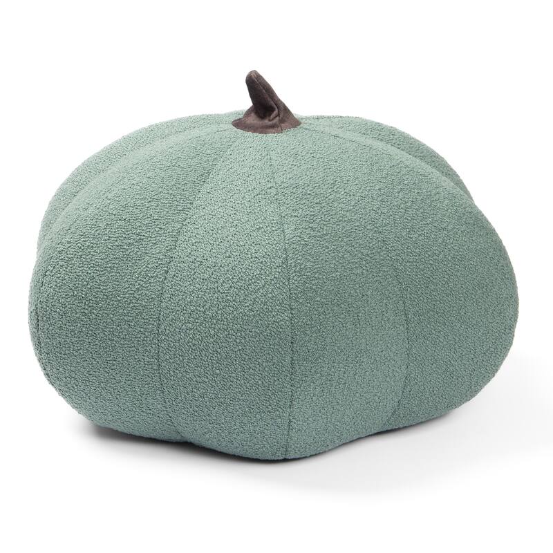 Jaxx Pumpkin Pouf - Luxurious Ottoman for Fall & Halloween Decor
