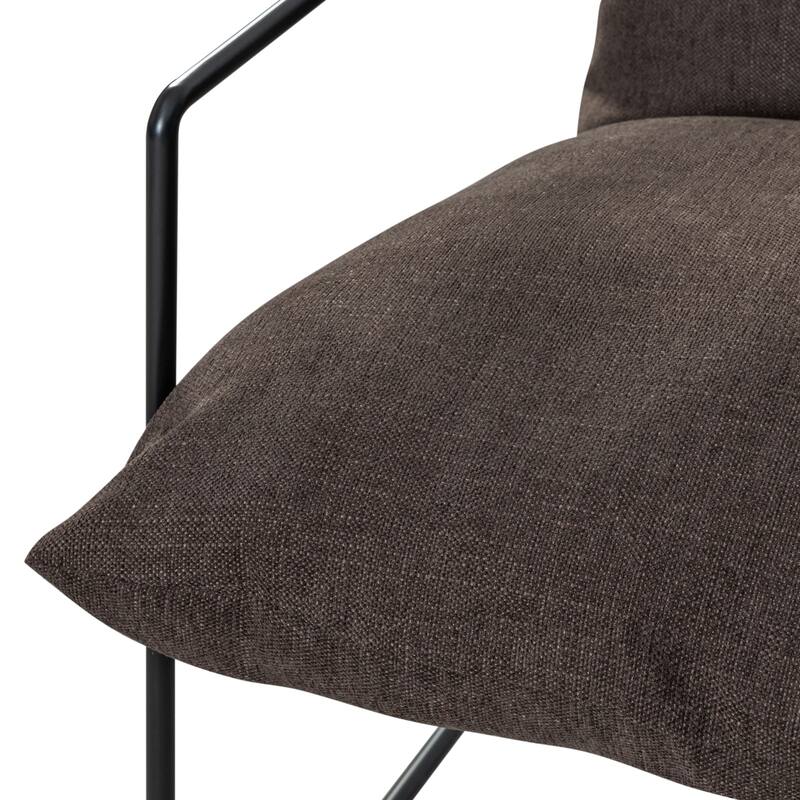 Rogan Modern Industrial Accent Chair