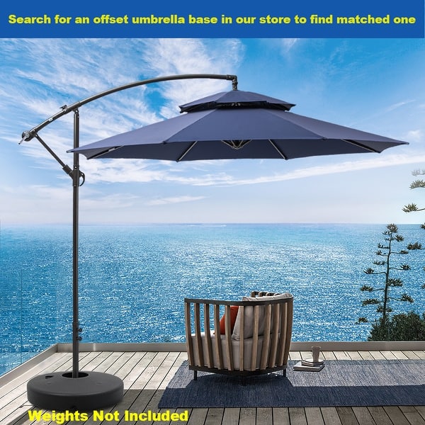 100-pound Patio Offset Umbrella Base, Water & Sand Filled Cantilever Weights, Heavy Duty Round Umbrella Stand - Bed Bath & Beyond - 33020552 100-pound Patio Offset Umbrella Base, Water & Sand Filled Cantilever Weights, Heavy Duty Round Umbrella Stand - Bed Bath & Beyond - 33020552