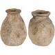 preview thumbnail 3 of 2, Uttermost 17131 Ancient Echos 11-1/2" Tall Terracotta Vase - Set of 2