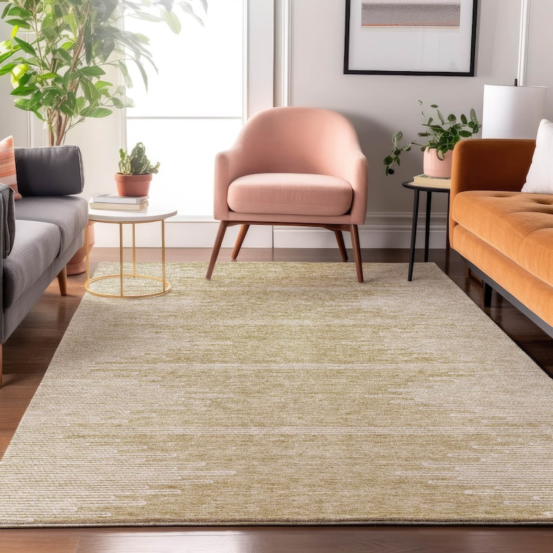 Premium Washable Super Soft Modern Century Mayfield Rug - Beige - 2' 6" x 3' 10" - Rectangle