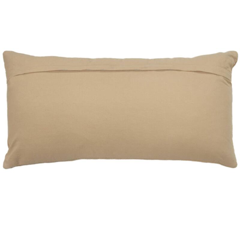 Rizzy Home Solid Modern Velvet Corduroy Throw Pillow