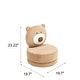 preview thumbnail 6 of 5, Home 2 Office Kids Swivel Bear Chair
