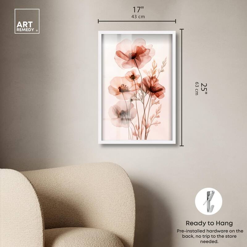 Petal Dye I Shadowbox by Art Remedy