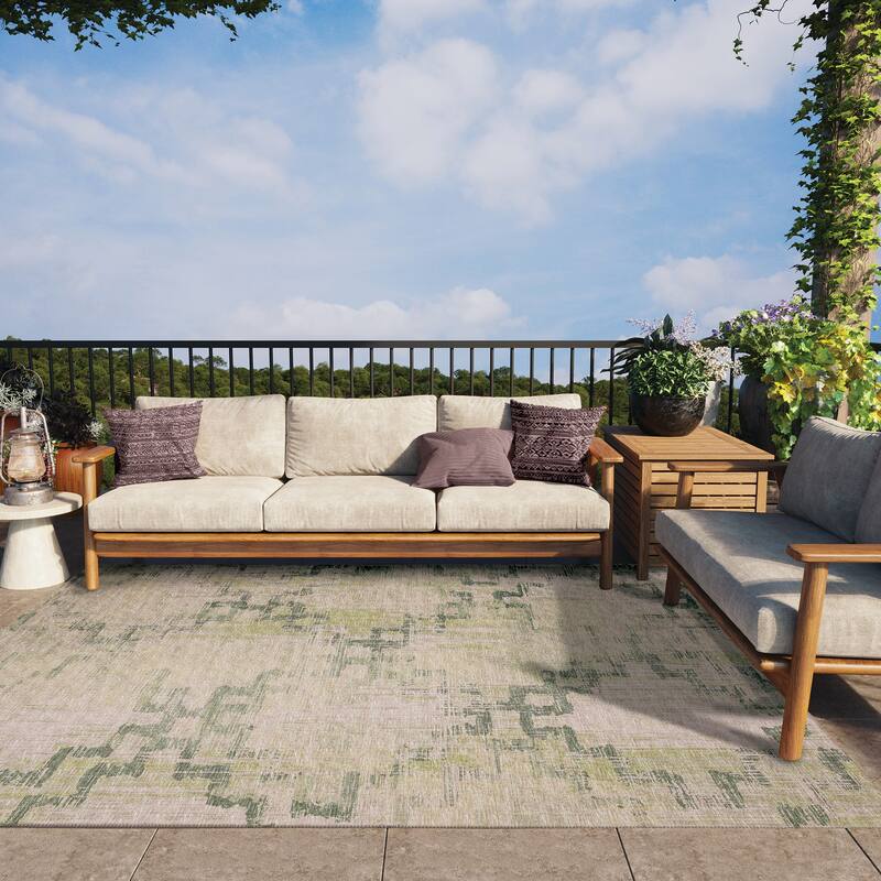 Indoor/ Outdoor Yuma Morroccan Washable Rug