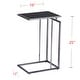preview thumbnail 37 of 40, SEI Furniture Colbi Glass-Topped C-Table
