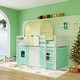 preview thumbnail 13 of 16, Costway Twin Loft Bed with Tower & Tent 3 Storage Pockets Safety