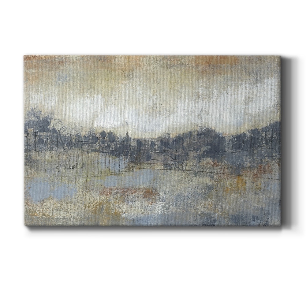 Cool Grey Horizon I Premium Gallery Wrapped Canvas - Ready to Hang