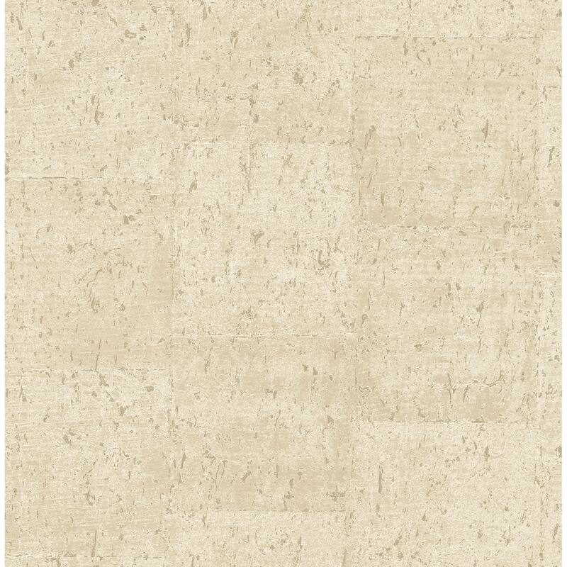 A-Street Prints Millau Cream Faux Concrete Wallpaper