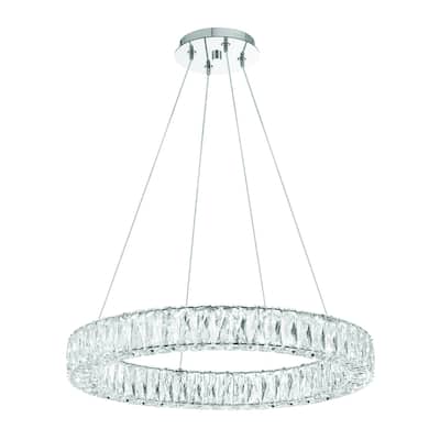 LED Chrome Pendant