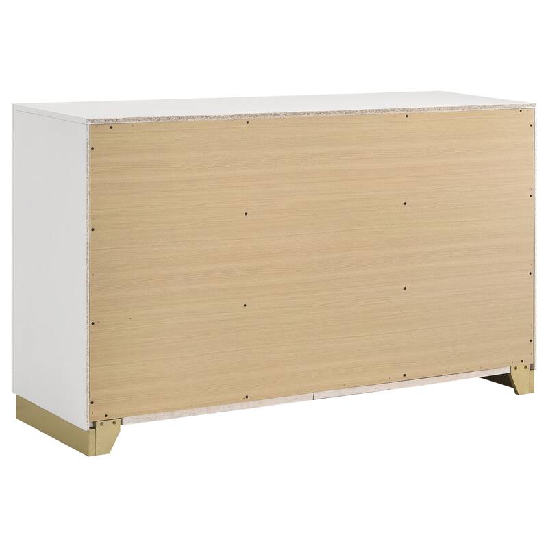 Caraway Contemporary Wood 6-drawer Dresser