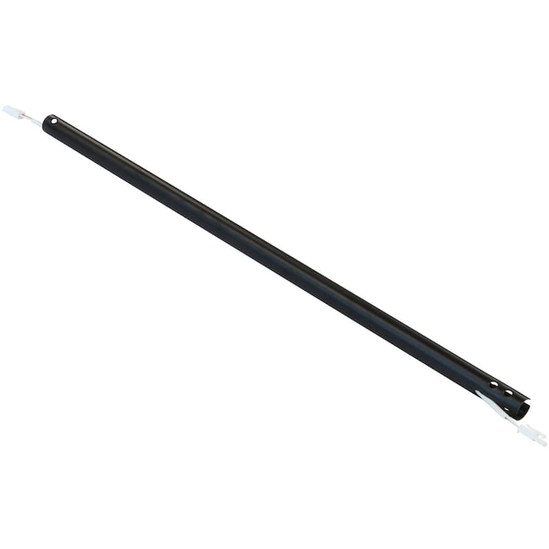 CARRO Smart Ceiling Fan Downrod (Compatible with CARRO Ceiling Fans Only) - 18 Inch - Black