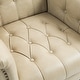 preview thumbnail 70 of 72, Tufted Accent Chair Vegan Leather Armchair for Living Room