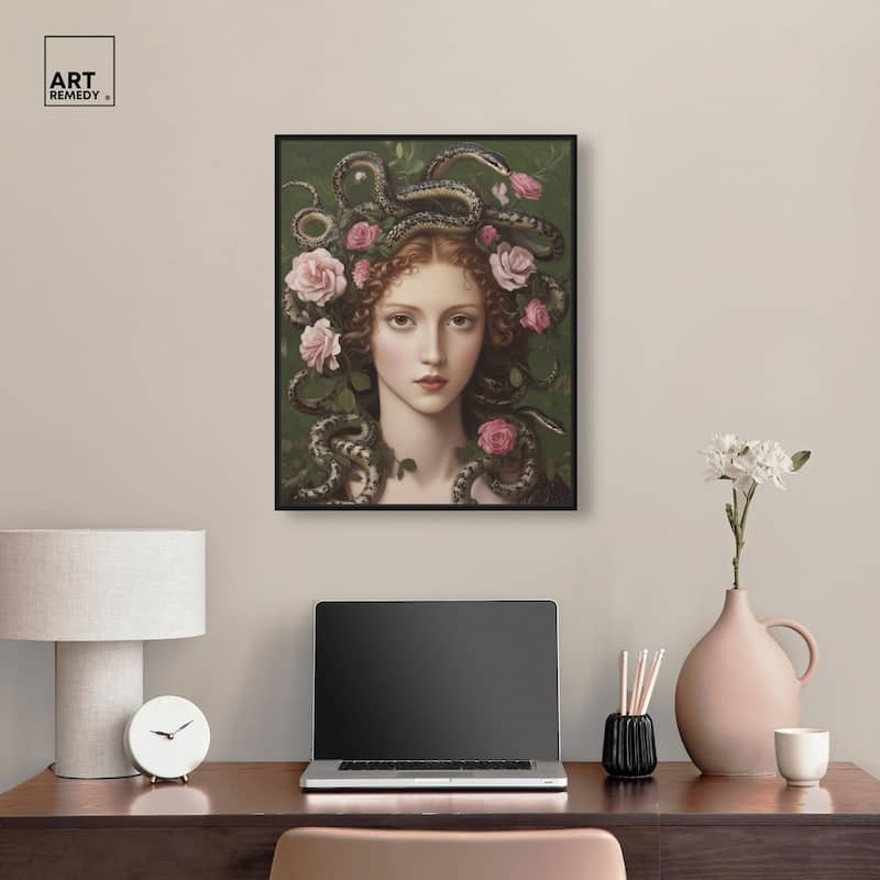 Medusa Canvas by Art Remedy