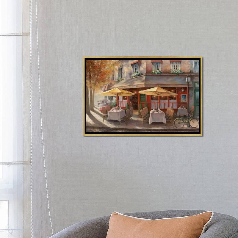 iCanvas "Le Petit Chatlet" by T.C. Chiu Framed