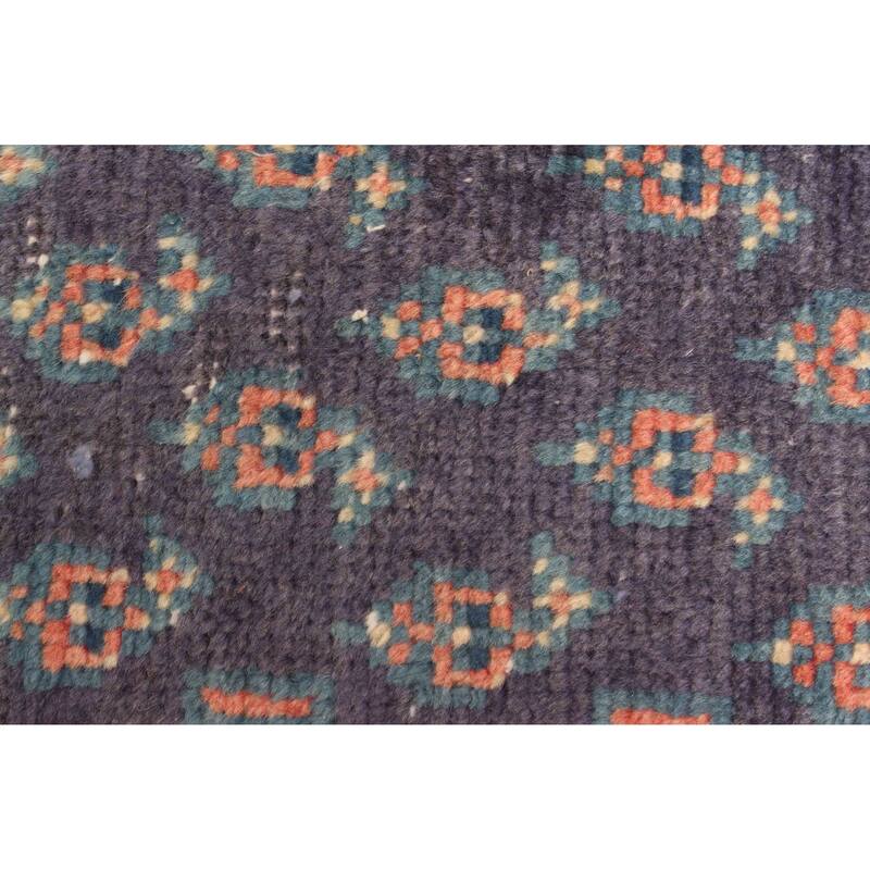 ECARPETGALLERY Hand-knotted Andelz Dark Navy Wool Rug - 4'2 x 6'10