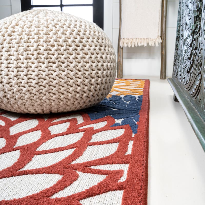JONATHAN Y Atrani Floral Indoor/Outdoor Area Rug