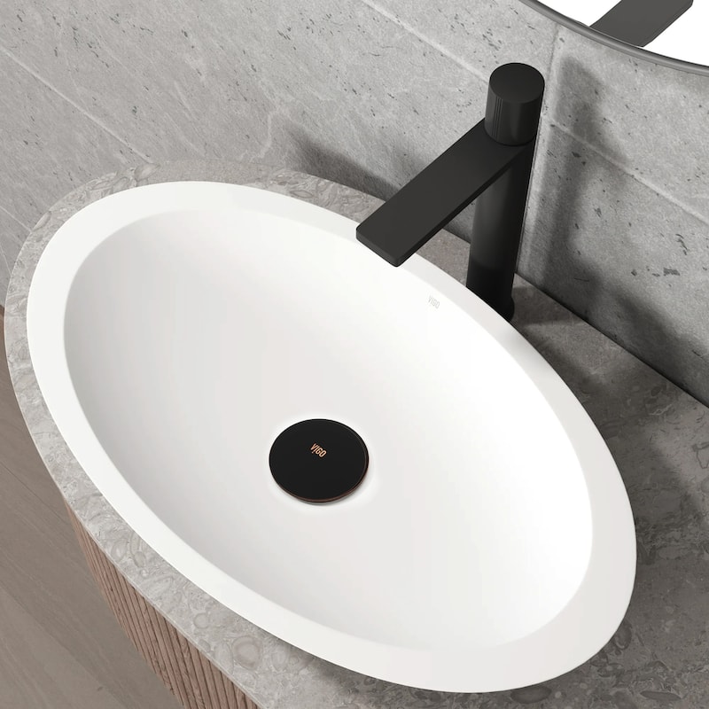 VIGO 1.75" W Bathroom Sink Pop-Up Drain in Antique Rubbed Bronze