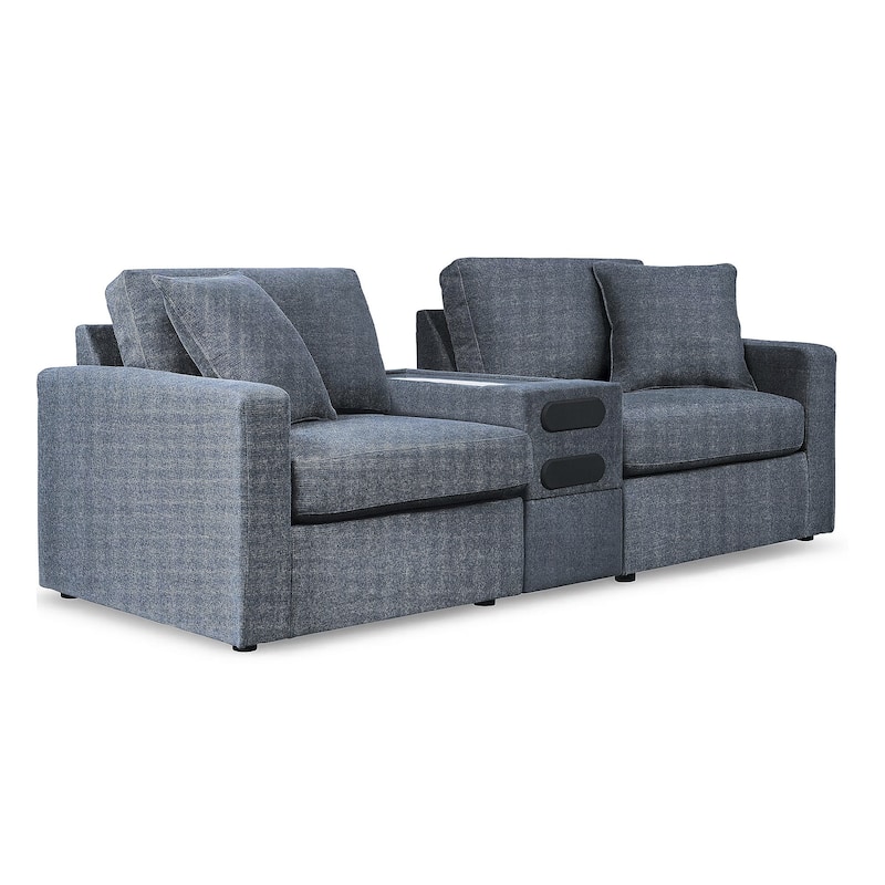 Signature Design by Ashley Modmax 3-Piece Sectional with Audio Console - 93" W x 37" D x 36" H