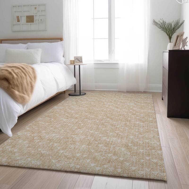Premium Washable Super Soft Boho Moroccan Modern Mayfield Rug - Beige - 5' x 7' 6" - Rectangle