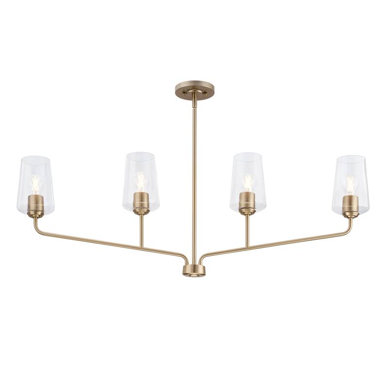 Progress Lighting P400441 Celino 4 Light 44" Wide Linear Chandelier
