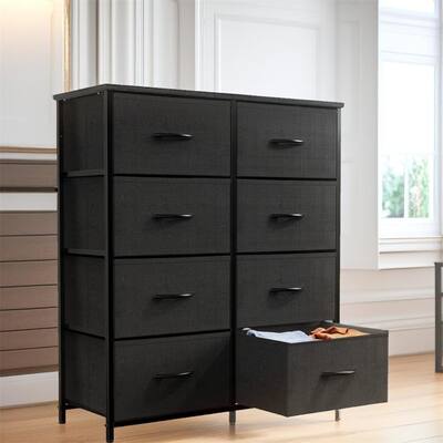 Chest of Drawers Dresser with Wood Top and Sturdy Steel Frame