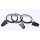 preview thumbnail 18 of 24, Meriville Drapery Curtain Rings with Clip - 1.5-Inch Inner Diameter with insert