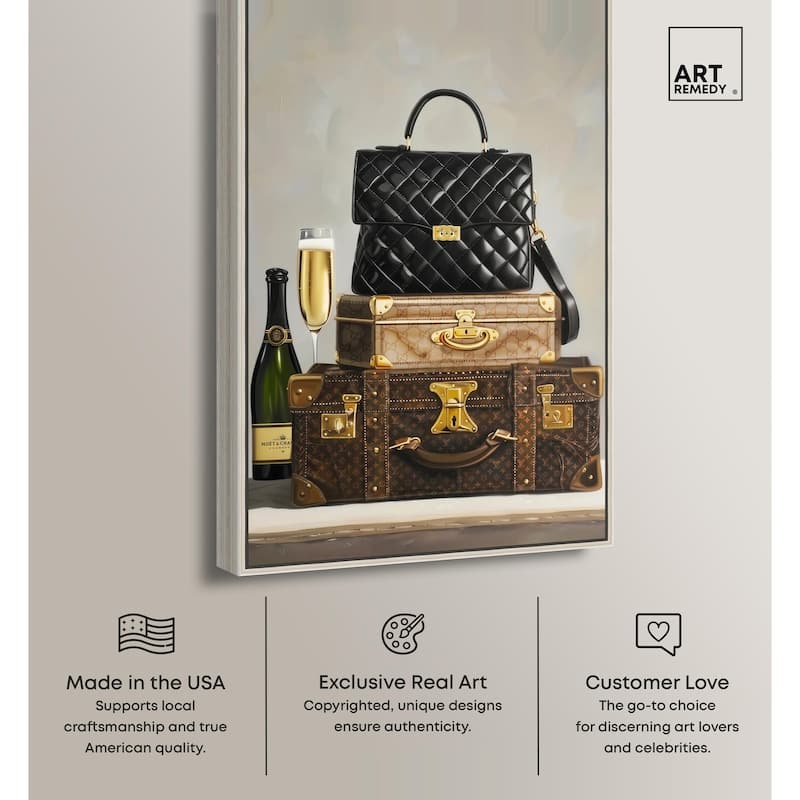Getaway Necessities Canvas by Art Remedy