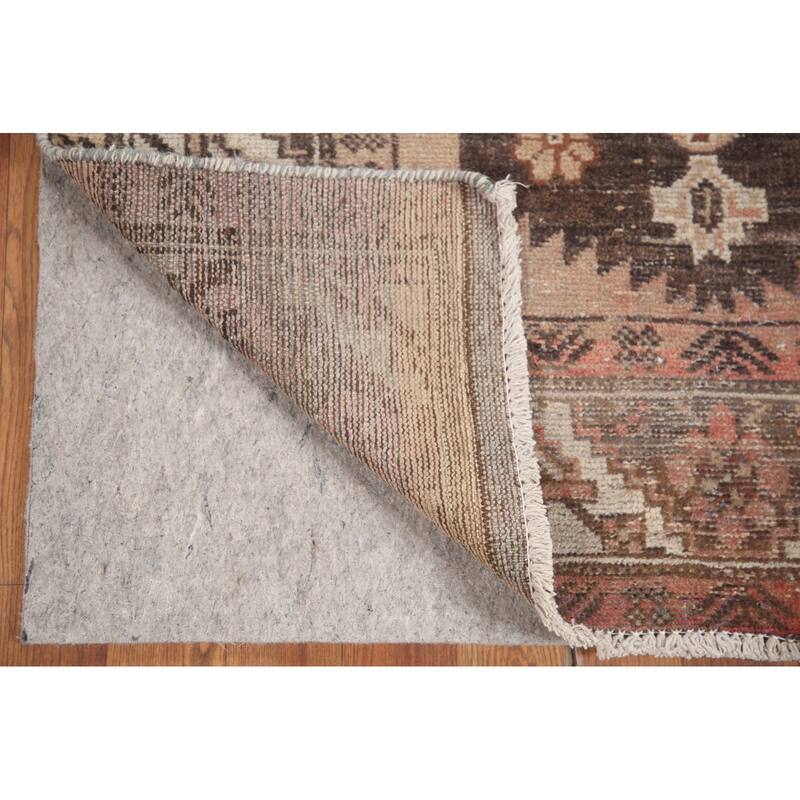 Hand Knotted Oriental 100% Wool Carpet Traditional Tribal Brown Balouch Area Rug - 5' 11'' X 3' 5''
