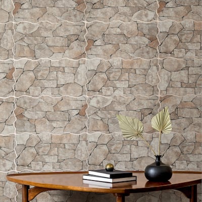 Merola Tile Andorra Beige 10-3/8" x 18-3/4" Ceramic Wall Tile