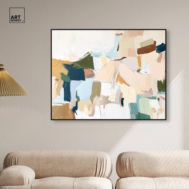 Pastel Mixture Canvas by Art Remedy