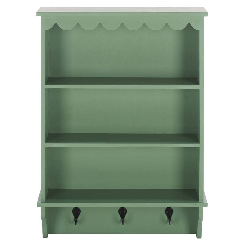 SAFAVIEH Home Haven 3 Hook Wall Rack - 19"W x 5"D x 26"H