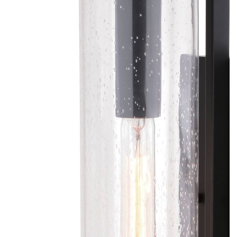 Bellevue Carmen 20" Tall Outdoor Wall Sconce with Seedy Glass Shade