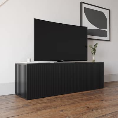 Nexera Trelisse TV Stand with 3 Doors