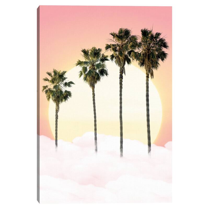 Sunrise Palms by Belle Maison Canvas Art Print