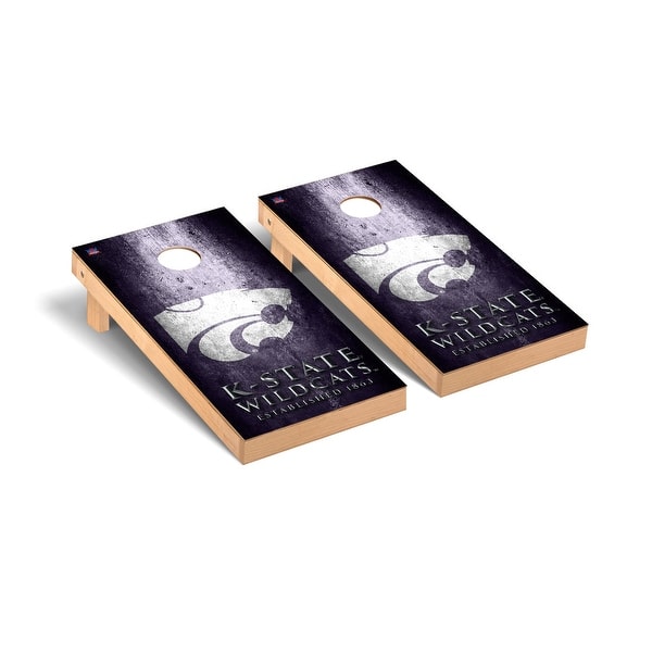 slide 2 of 5, Kansas State Wildcats Museum Cornhole Board Set