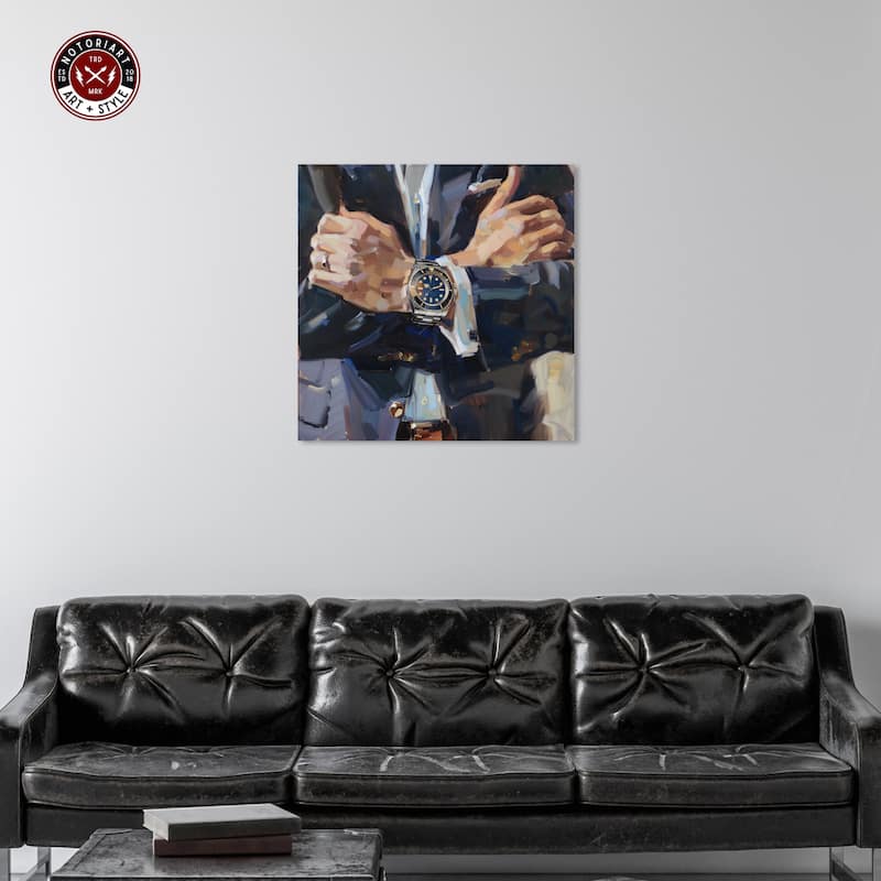 Notoriart Down To Business Gallery Wrapped Men Style 1 Piece Canvas Wall Art