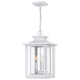 Wakefield 3-Light Outdoor Hanging Lantern in Matte White