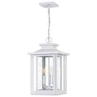 Wakefield 3-Light Outdoor Hanging Lantern in Matte White