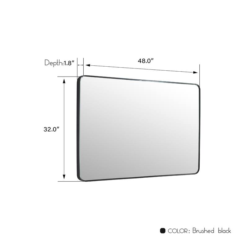 Vinnova Mutriku Rectangle Metal Wall Mirror