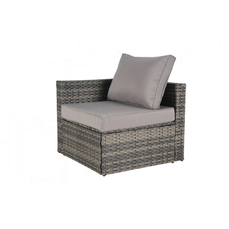 Outdoor Patio Sofa Set for Poolside Relaxation and Entertainment