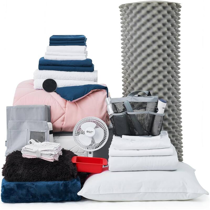 Fully-Loaded - Twin XL Dorm Bedding + Essentials Pack