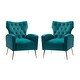preview thumbnail 69 of 134, Danita Upholstered Accent Chair with Tufted Back,Set of 2